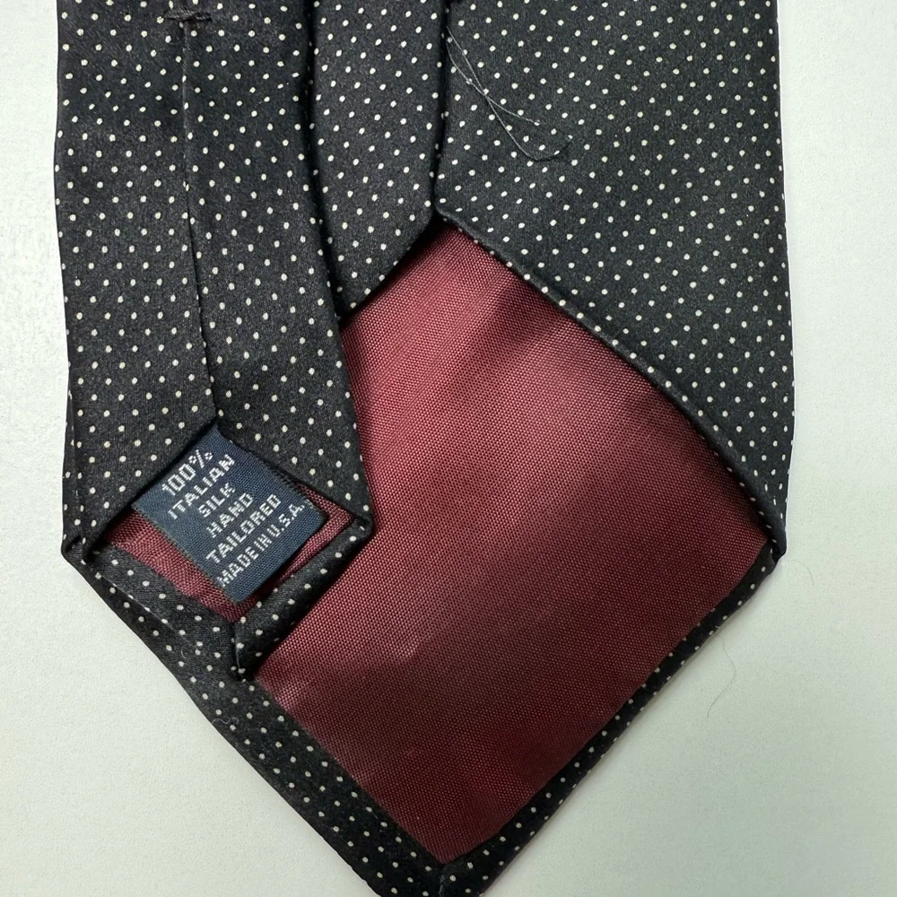 Classic Black Polka Dot Tie